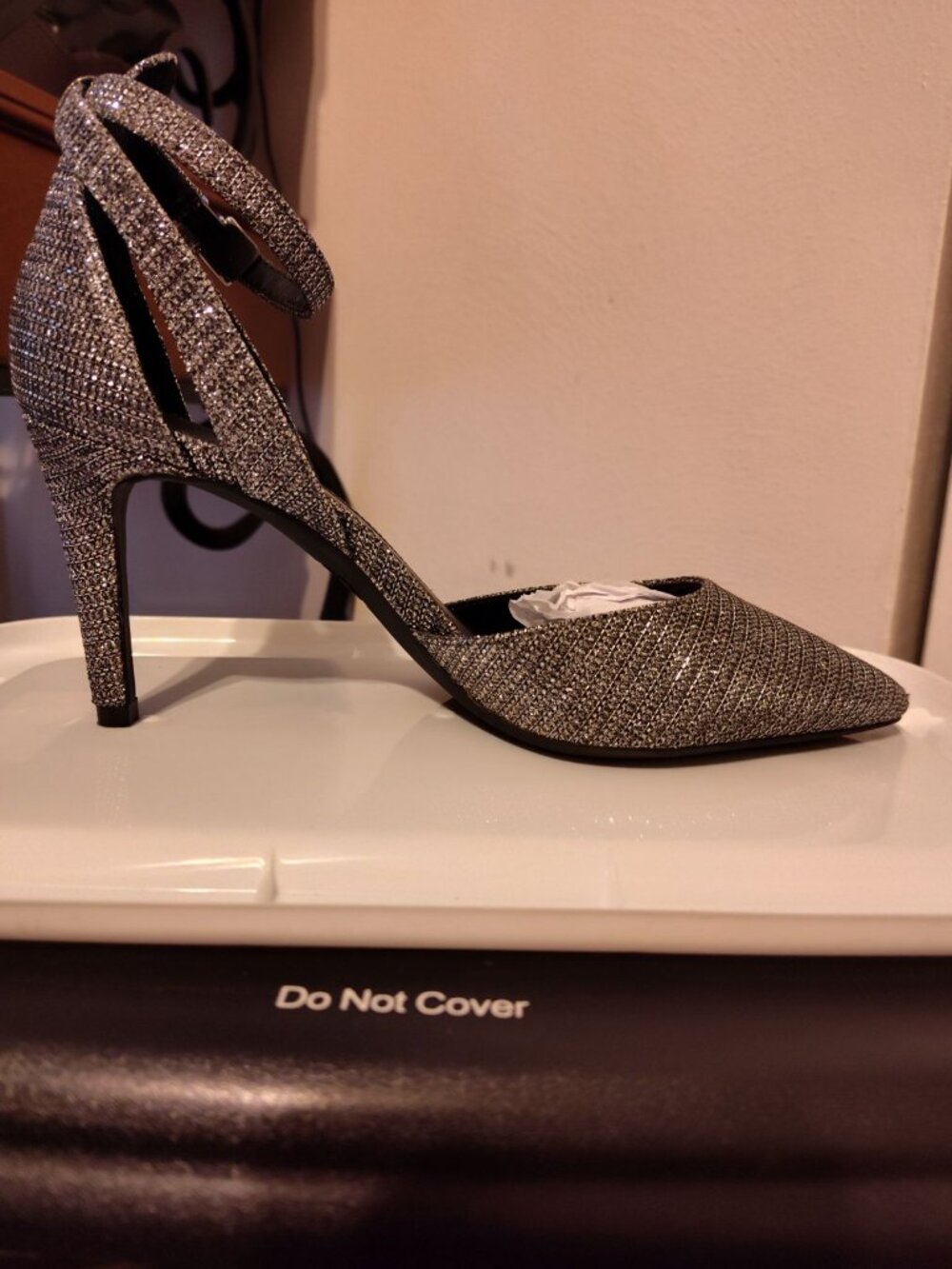Michael Kors Silver Strappy Heels